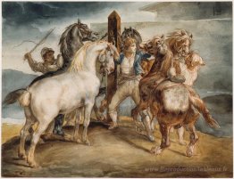 Le marché des chevaux
