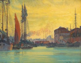 Coucher de soleil sur Chioggia