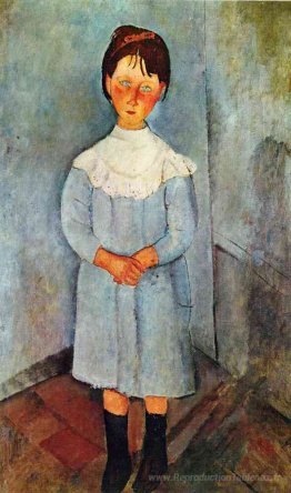 Petite fille en bleu