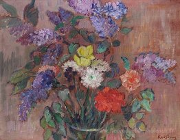Bouquet de printemps avec lilas