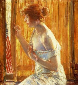 Le drapeau à l'extérieur de sa fenêtre, avril (alias garçons en