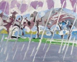 Paysage de pluie