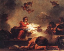 L'adoration des bergers.