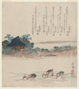 Temple de Komagata-Dô à l'embanque Onmaya (Onmaya-Gashi)