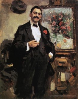 Portrait d'un artiste hongrois József Ripley Ronai