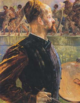 L'argent hommage (triptyque) à gauche