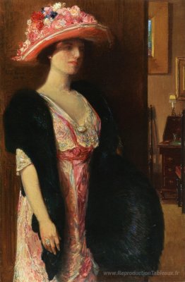 Fire Opals (alias Lady in Furs - Portrait de Mme Searle)