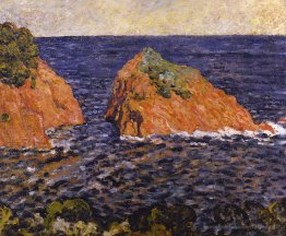 Le rocher dans la mer