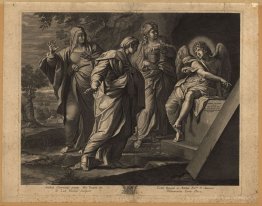 Angel annonçant la résurrection du Christ aux trois Marys