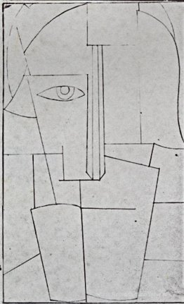 Esquisse pour un portrait d'Ivan Klyun