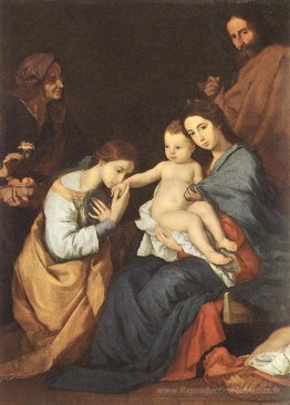 La Sainte Famille avec St. Catherine