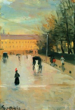 Vue depuis la fenêtre de l'Académie des beaux-arts