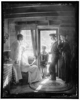 La famille Clarence White dans le Maine