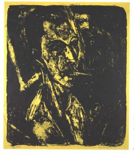 Autoportrait avec cigarette