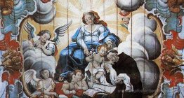 A Virgem entega o Menino Jésus un Santo Antônio de Pádua (détail