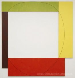 Peinture de cadre à quatre couleurs # 5 (parasol)