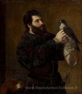 Giorgio Cornaro avec un faucon