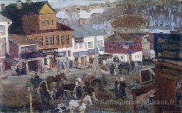 Dans les immeubles du monastère. Près de troitse-ergiyev