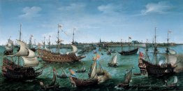 L'arrivée à Vlissingen de Frederick V, électeur palatine