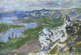La Seine, vue à partir des hauteurs chanteresle