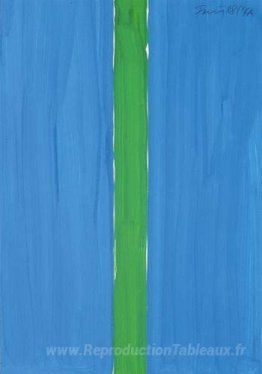 Composizione bleue et verte