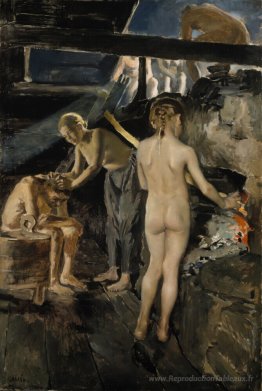 Dans le sauna