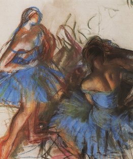 Ballerines bleues