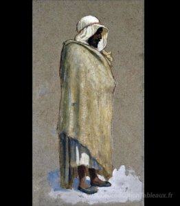Arabe face à droite
