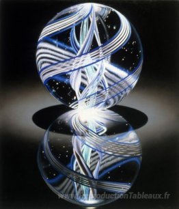 Solitaire bleu, marbre VI