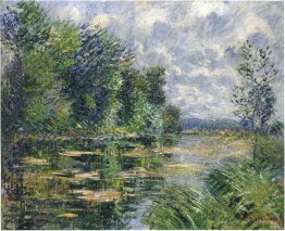 Petit bras de la Seine près de Connelle