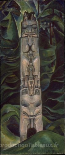 Totem et forêt