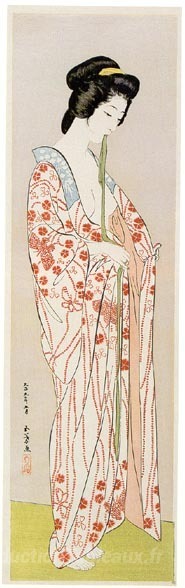 Beauté en sous-vêtements long