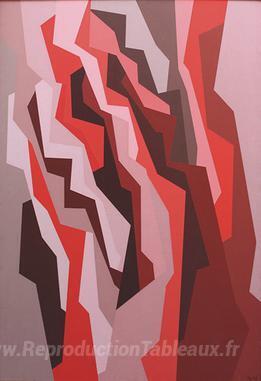 Orange, rouge, ombre