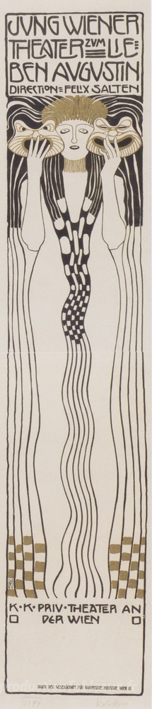 Affiche pour Felix Salzens Jung Wiener Theatre avec Lieben Augus