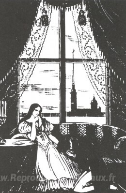 Une illustration de "Eugene Onegin" d'A. Pouchkin