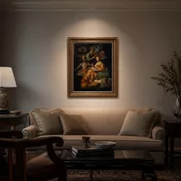 Allégorie musicale — Intérieur de musée