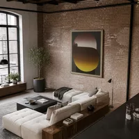 La lumière blanche semble sortir — Loft moderne