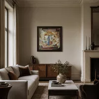 Nature morte cristalline — Intérieur de musée