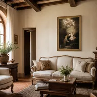 Saint Anthony de Padoue et le nourrisson Jésus — Villa italienne