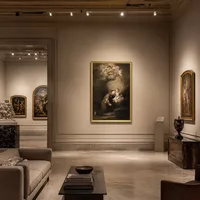 Saint Anthony de Padoue et le nourrisson Jésus — Intérieur de musée