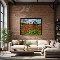 Champ avec coquelicots — Loft moderne