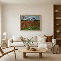 Champ avec coquelicots — Maison scandinave
