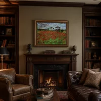 Champ avec coquelicots — Bibliothèque classique