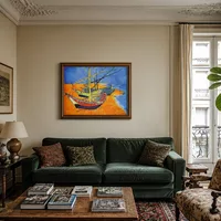 Bateaux de pêche sur la plage de Saites-Maries-de-la-Mer — Appartement parisien