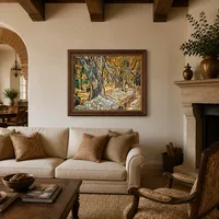 Grands arbres avion — Villa italienne