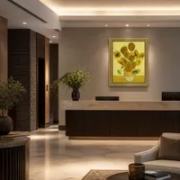 Nature morte - Vase avec quinze tournesols — Hôtel de charme