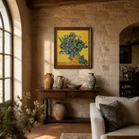 Nature morte avec iris — Villa italienne