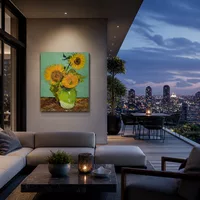 Tournesols — Terrasse de penthouse urbain