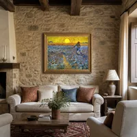 Le semeur (semeur avec soleil couchant) — Villa italienne