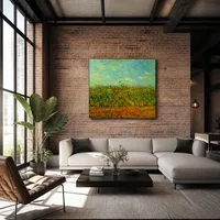 Champ de blé avec une alouette — Loft moderne